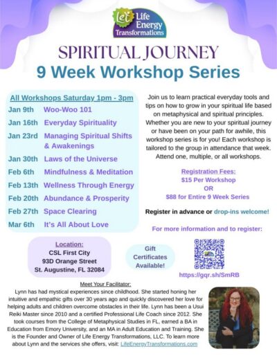 Spiritual Journey 9-Week Workshop Series flyer
